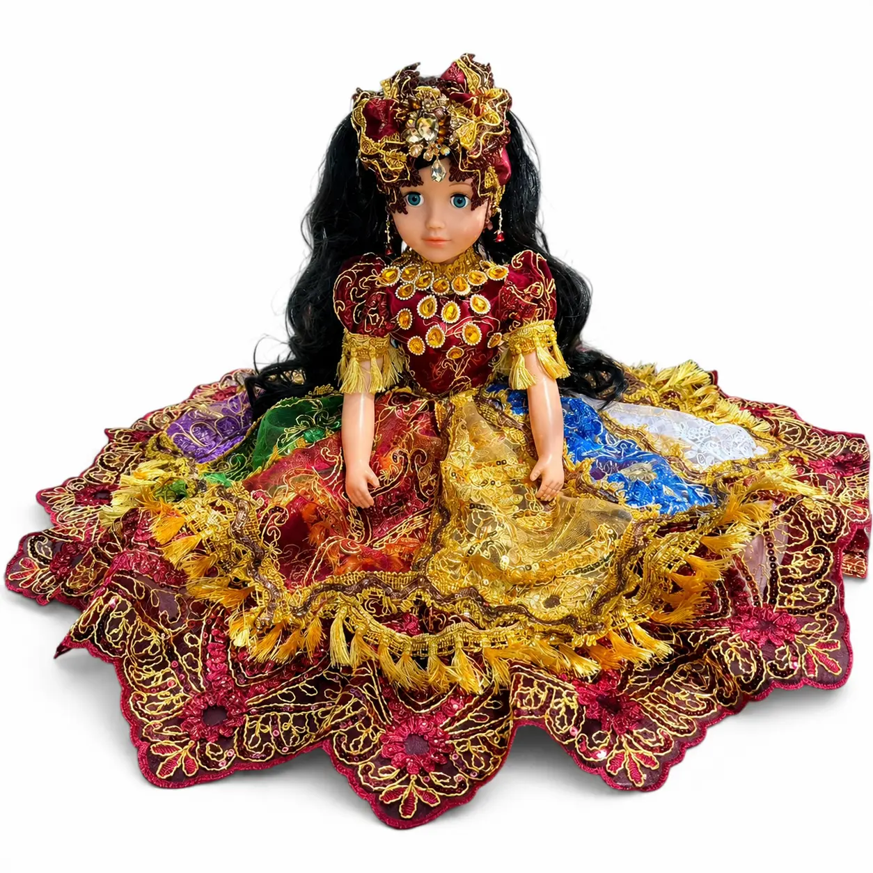 26" Oya Inspired Muneca Gitana Yoruba – Spiritual Altar Decor Santeria Home Decor