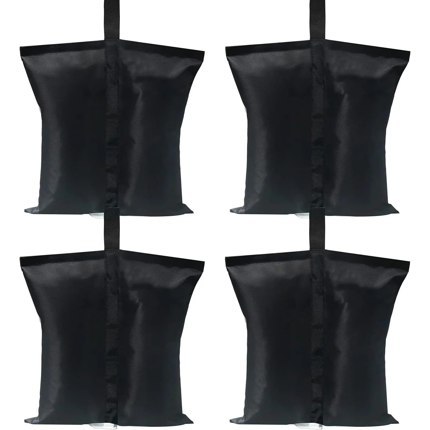 Canopy Weights - 4 Count Gazebo Tent Sand Bags, Holds Up to 28 lbs Each (112 LBS Total), Velcro Closure for Trampoline, Sports Umbrella Use
