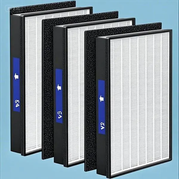 H13 HEPA Replacement Air Filters 2-Pack - Compatible with 3M Filtrete FAP-C02-A2, FAP-C03-A2, FAP-T03-A2 - High Efficiency Particulate Air Filter - Reusable Washable -1150101 Part Number