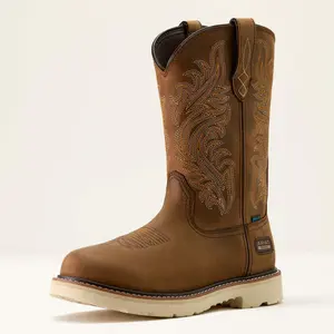 Ariat Mens Activator Argo Waterproof Round Toe Work Boot
