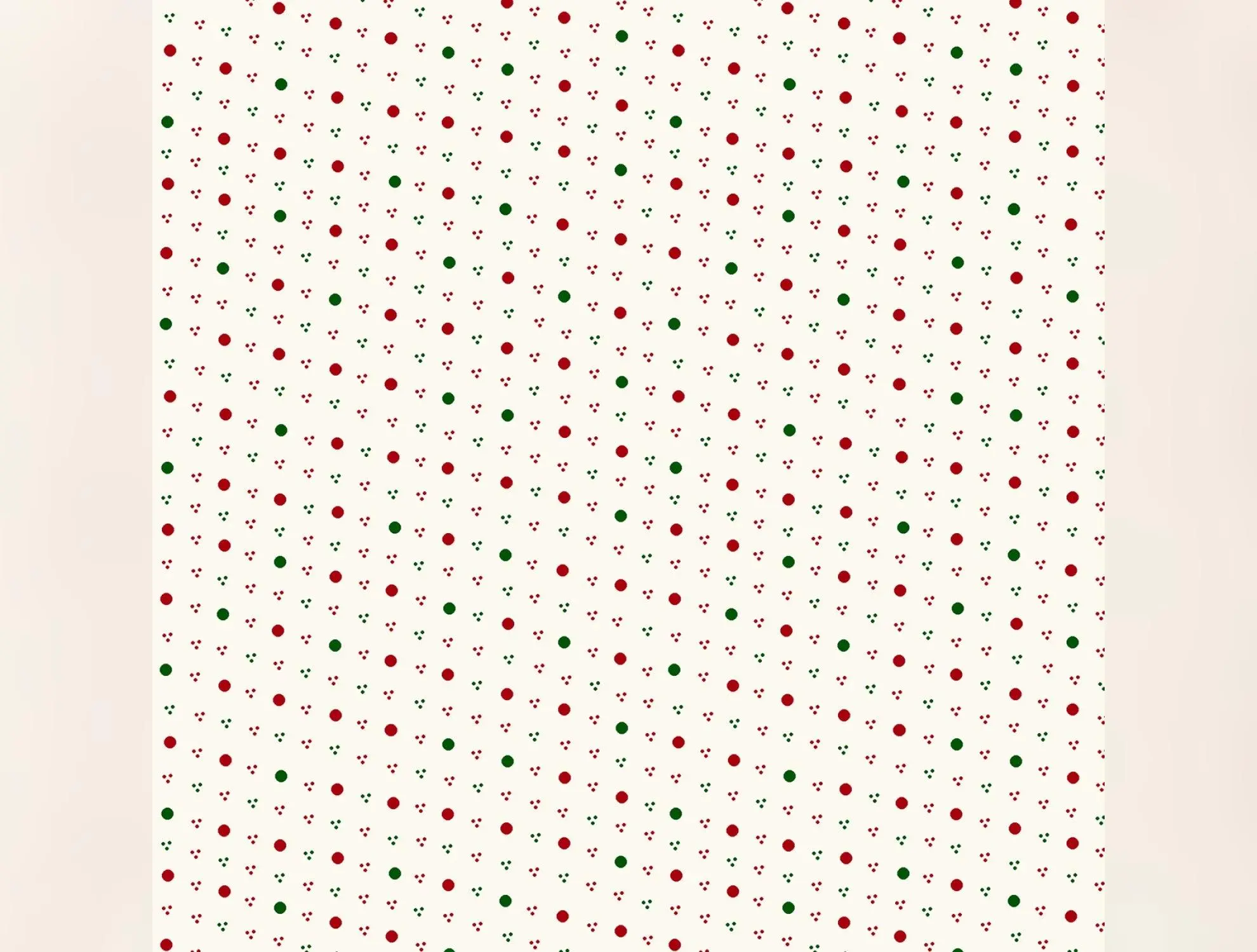 A Kitty for Christmas | Multi Small Dots by Hannah West for Henry Glass | 1987-86