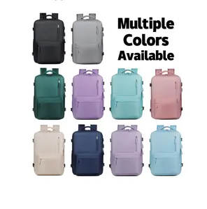 Large Capacity Waterproof Oxford Laptop Backpack for Business Travel Custom Logo  USB Charging Port Anti-theft for Men Women