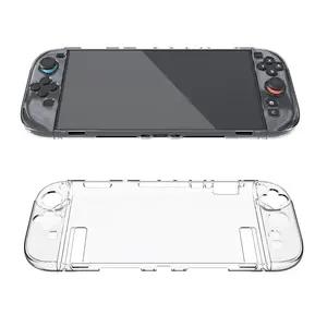 WIFIT Crystal-Clear Silicone Protective Case, Transparent Protective Cover, Joy-con Controller Shell, Console Accessories for Nintendo Switch 2