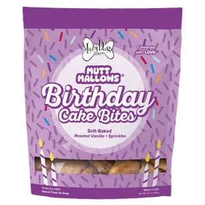 Mutt Mallows® Birthday Cake Bites