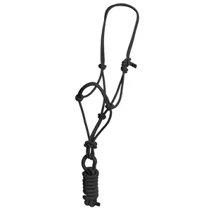 8 Ft Hilason Western Nylon Heavy-Duty Lead rope halters for horses bridle multi-colored