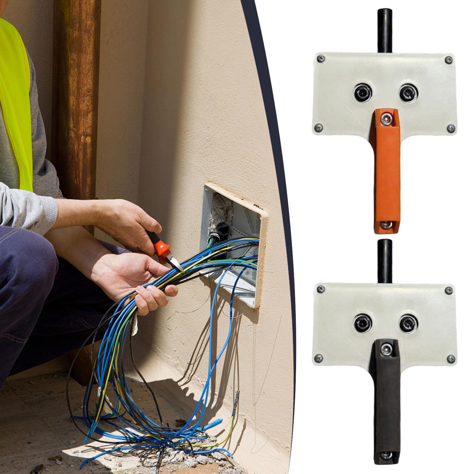 Stringing Machine Precise Cable Control Easy-Fit Retractor Wire Puller for Tight Space Installation Tool Up to 0.3" Diameter High-Strength Plastic Construction Professional Cable Pulling Tool Versatile & High-Strength