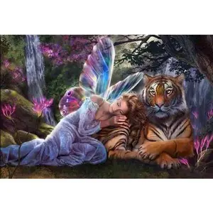 Tiger & Fairy Diamond Painting