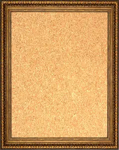 Framed Cork Board - Copper Finish Frame