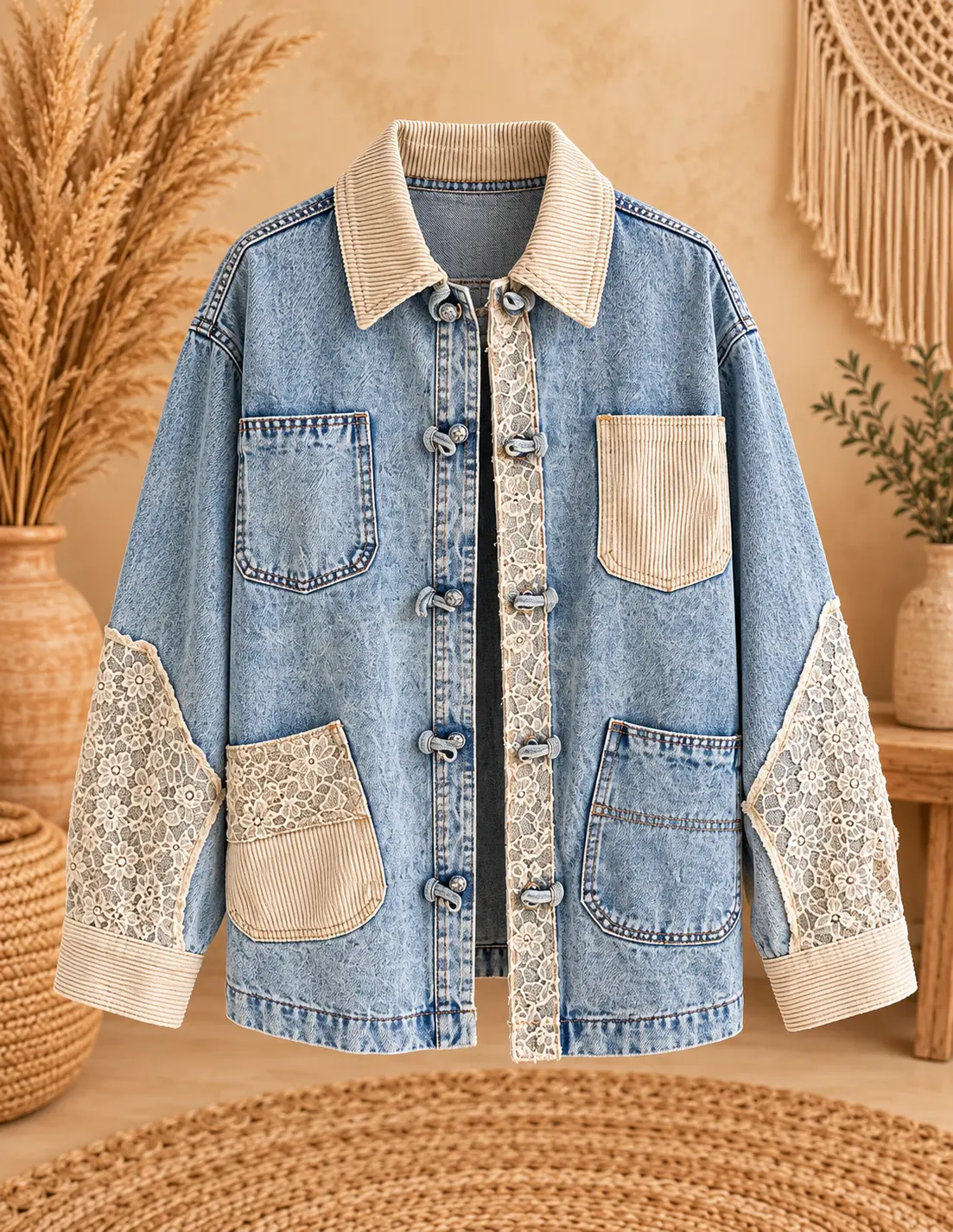 Denim Patch Jacket