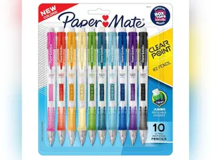 Paper Mate Clearpoint Mechanical Pencils 0.7mm, HB #2 Pencil Lead, 2 Pencils, School Supplies, Teacher Supplies, Drawing Pencils, Sketching Pencils, Assorted Barrel Colors, 10 Count