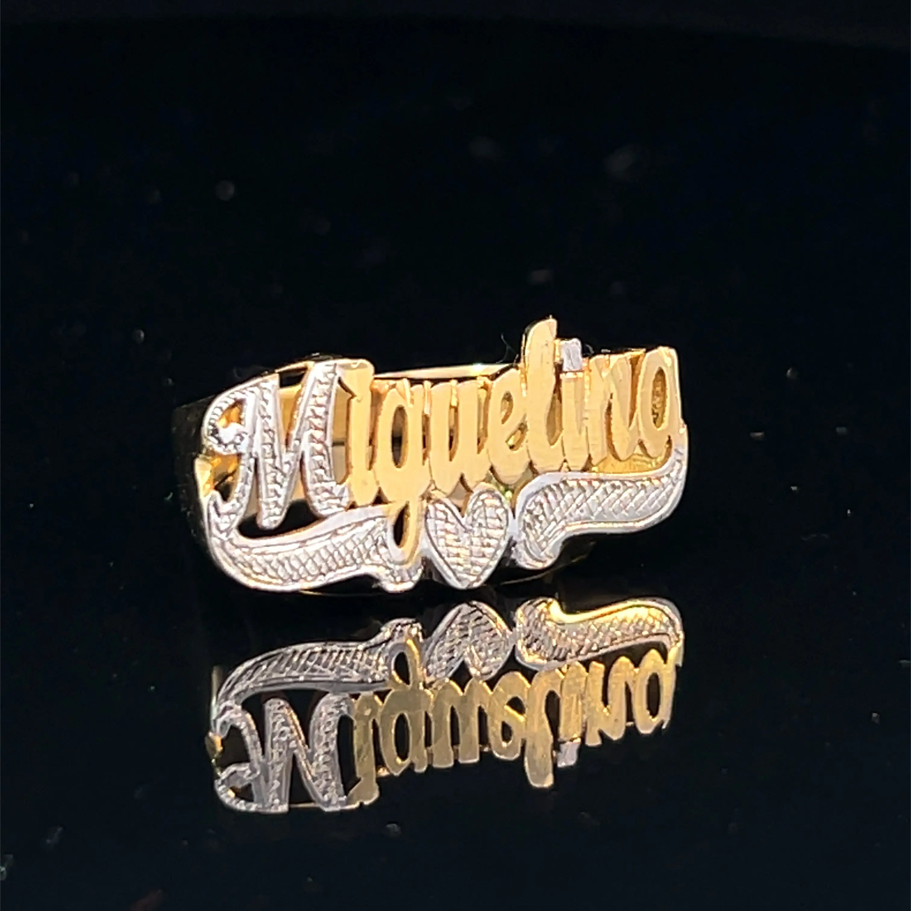Customized name ring Customized name ring