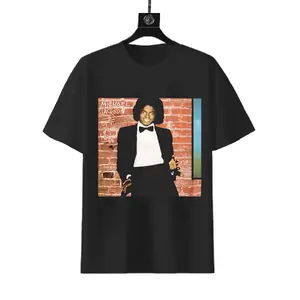 Michael Jackson Vintage Off The Wall Portrait Unisex Cotton Tee Streetwear Menswear