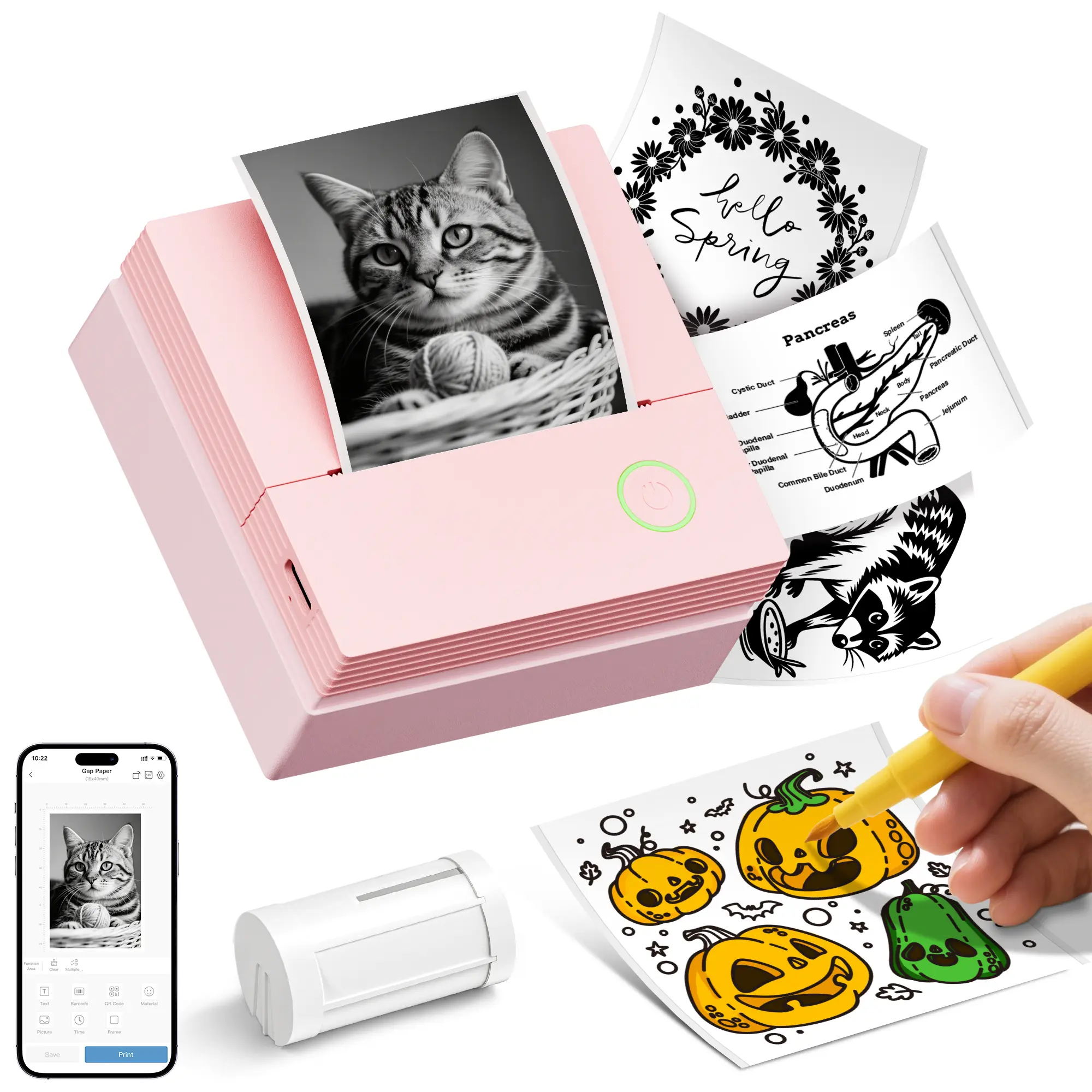 PM290C Pink+1 Roll Tape