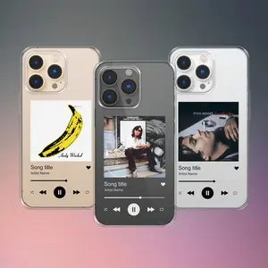 Custom Music Plaque Phone Case Album Cover for iPhone 15 14 13 12 11 Max Pro Xr Mini