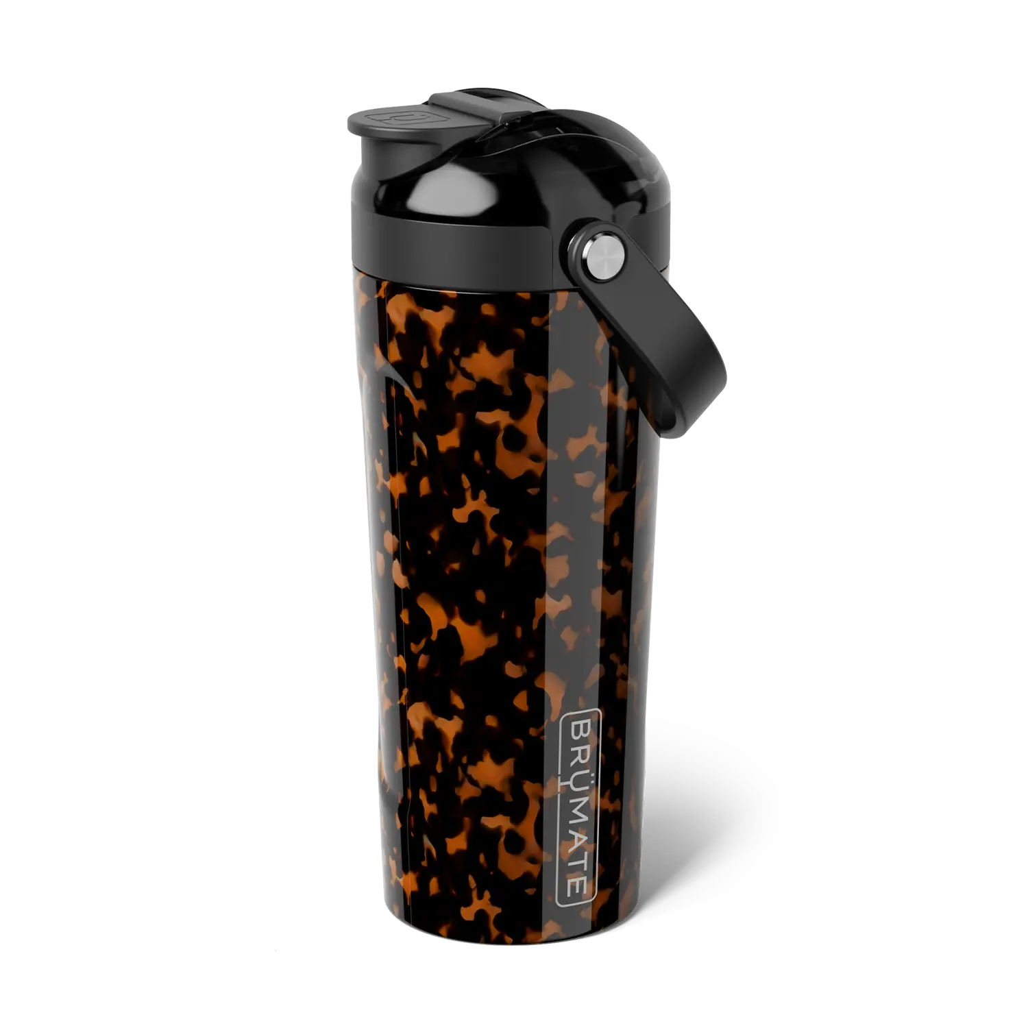 BrüMate MultiShaker 25oz Shaker Bottle | Triple-Insulated Stainless Steel Fitness Shaker | Removable Agitator | Durable Soft-Grip Carry Handle | Keeps Beverages Cold 24+ Hours | Non-Slip Base