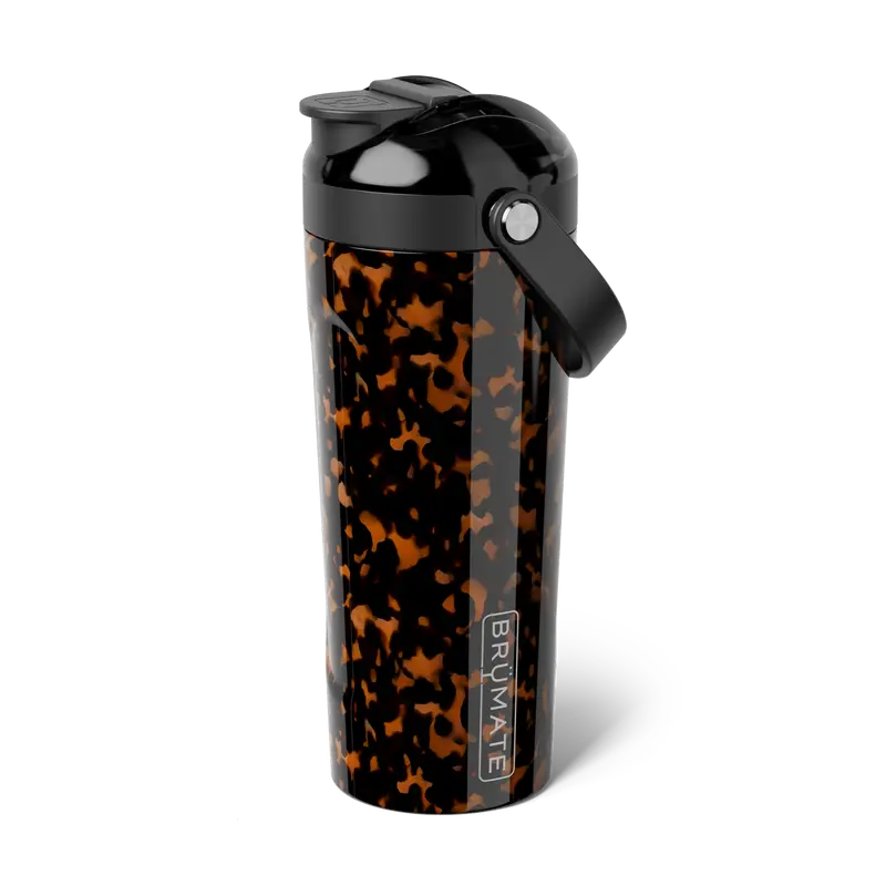 BrüMate MultiShaker 25oz Shaker Bottle | Triple-Insulated Stainless Steel Fitness Shaker | Removable Agitator | Durable Soft-Grip Carry Handle | Keeps Beverages Cold 24+ Hours | Non-Slip Base
