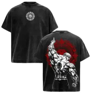 Escanor X The Seven Deadly Sins Anime VintageWashedTee Unisex Mineral Anime Manga HoodiesWashed HeavyCotton T-shirt, Gift For Anime Fan, AnimeLover