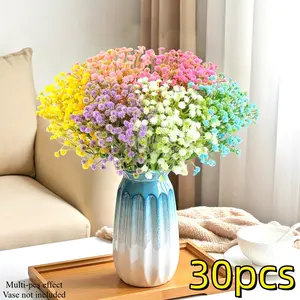 900 Artificial Fake Flowers, 30 Bundles Realistic Touch Faux Flowers, Artificial Outdoor Flowers, Indoor Home Decor, Home Decoration, Office, Party, Garden, Wedding, Engagement, Proposal