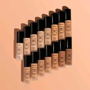 Moira Complete Wear Foundation 30ml - Long-Wear Water-Resistant Matte Finish Makeup Cosmetic for Normal Oily Combination Dry Sensitive Skin Types Coverage Blend
