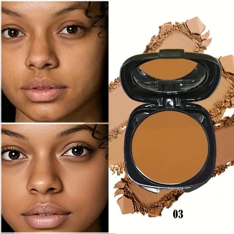 [Waterproof Powder] Waterproof & Sweatproof Contouring and Setting Powder, 3 Shades Available |   Conceals Blemishes & Controls Oil, Matte Finish Foundation with Natural Makeup Feel, Includes Powder Puff bronze  eye  shadow