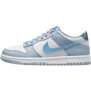Youth Nike Dunk Low NN KWE Blue Whisper/Wht Hyper Royal (FJ4668 400) (GS)