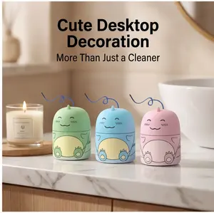 9-Month No-Fuss Toilet Care: Dinosaur Shaped Cleaner with Ocean, Jasmine & Peach Fragrances, 3-Bottle Value Set