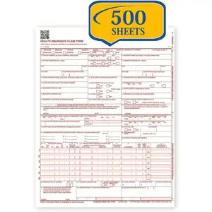 New Cms 1500 Claim Forms Hcfa Version 02/12 500 Sheets 7106