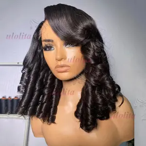 Natural Color Bouncy Spring Curl Unit