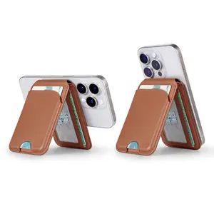 Leather Foldable Magnetic Wallet Phone Stand,for iPhone Wallet with Adjustable Stand,for iPhone 16/15/14/13 Series