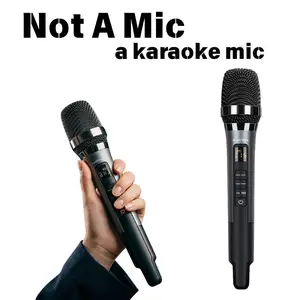 All-in-one portable karaoke microphone with tuning, sound pickup and monitor earphone functions. Ideal for singing, live streaming and video shooting, usable indoors and outdoors. Compatible with iOS, Android, mobile and desktop devices.