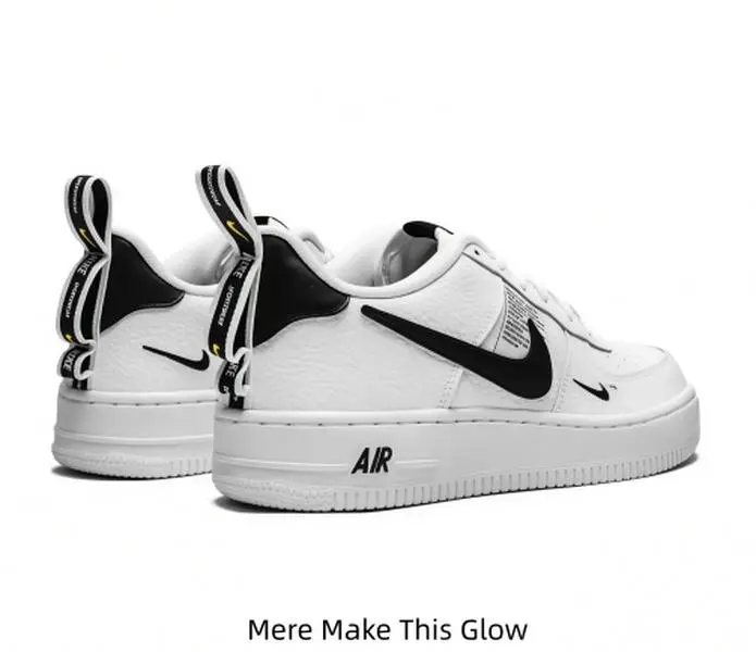White Base Black Accent Platform Skate Shoes Low Cut Leather Casual Trainers Classic Flat Style Comfort Cushioned Midsole Trend Urban Hip Hop Fashion Footwear