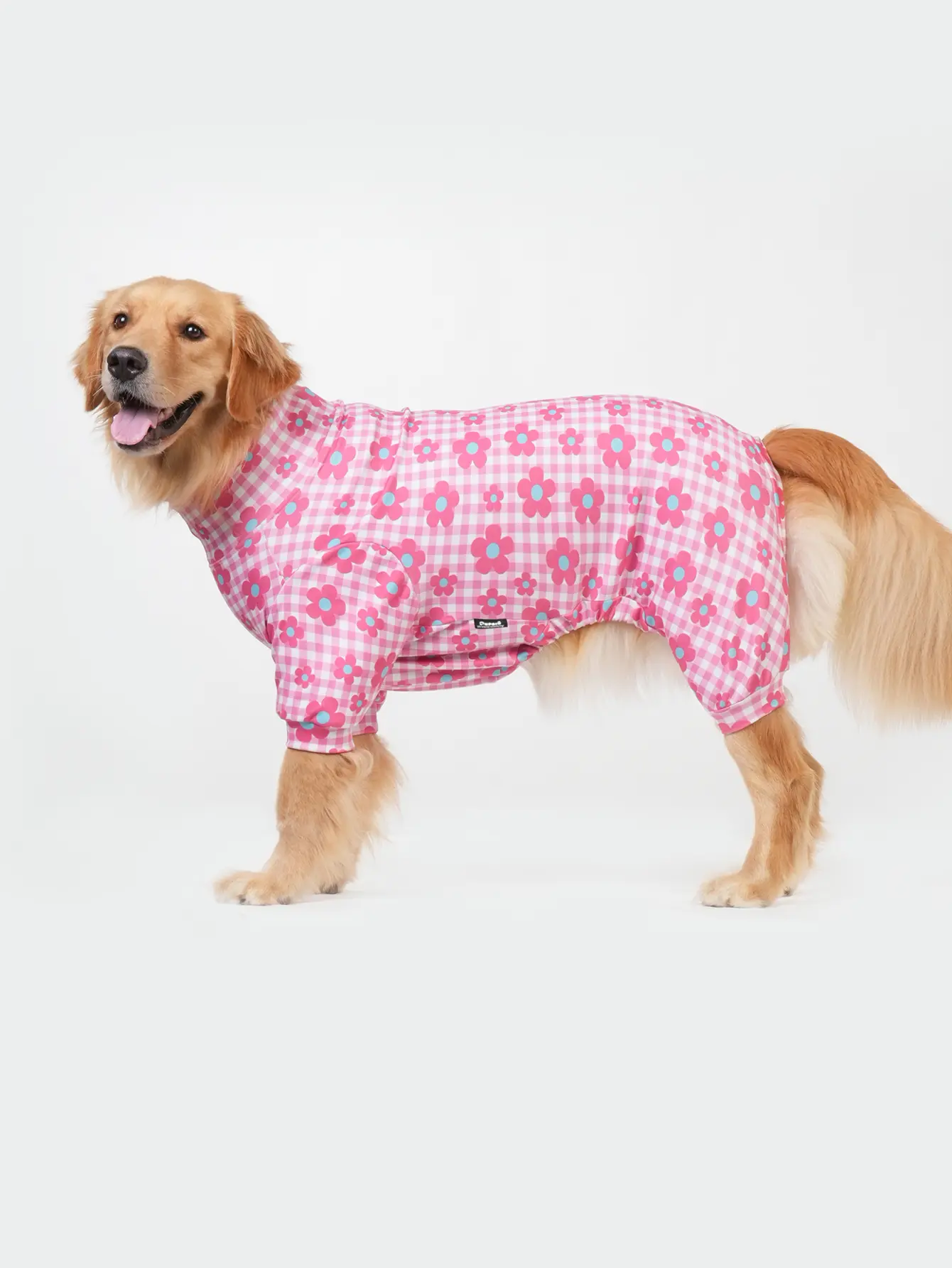 Dog Pajamas for Large Dogs - Cute Fruit Watermelon Pattern Soft Four Legs Dog Onesie, Breathable Cotton Dog Jumpsuit Pajama, Anti-Shedding Dog Recovery Suit Shirt Clothes for Medium and Large Dogs