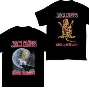 Vintage Jaguares 2001 Cuando Sangre Galopa Tee, Y2K Mexican Rock Tee, Heavy Cotton Fabric, Gift For Fan Menswear Top Streetwear Crewneck