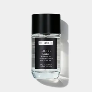Declassified SALTED SAGE  | Long-Lasting Aromatic fragrance |  Fig Tree, Grapefruit，Marine Notes，Amberwood& Clary Sage |100ml Unisex Eau de Parfum