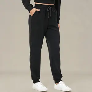 Women's Comfy High Waisted Joggers - Loose Fit Tapered Athletic Sweatpants with Pockets for Workout, Lounge, Golf ,Fall & Winter Yoga Running #WomensJoggers #ComfyFashion #WomensActiveWear