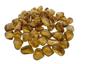 Whiskey Quartz Tumbled Stone - Smoky Citrine Crystal
