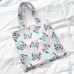 Atomic Kitty Reversible Bookish Tote Bag, Reversible Tote, Tablet Bag, Book Tote, SummerStyle Bracelets