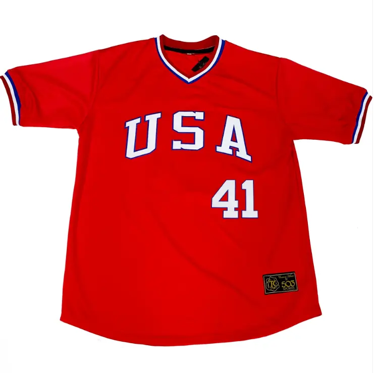 USA Baseball Jersey - red
