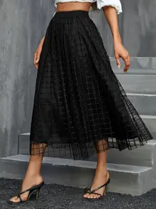 Women's Plain, Elegant Fashion Midi Skirt for Party Dating Wear, Ladies Bottoms for All Seasons, Elegant Chic Skirt