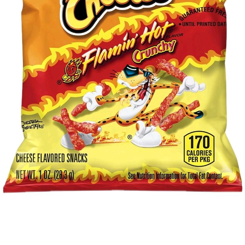 flaming hot chettos 50 pack bag