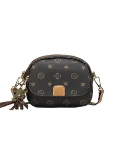 Women's Versatile Crossbody with Chain Bag, New Style High-End Commuter Round Purse, Large Capacity Shoulder Bag, Elegant Fashion Accessory