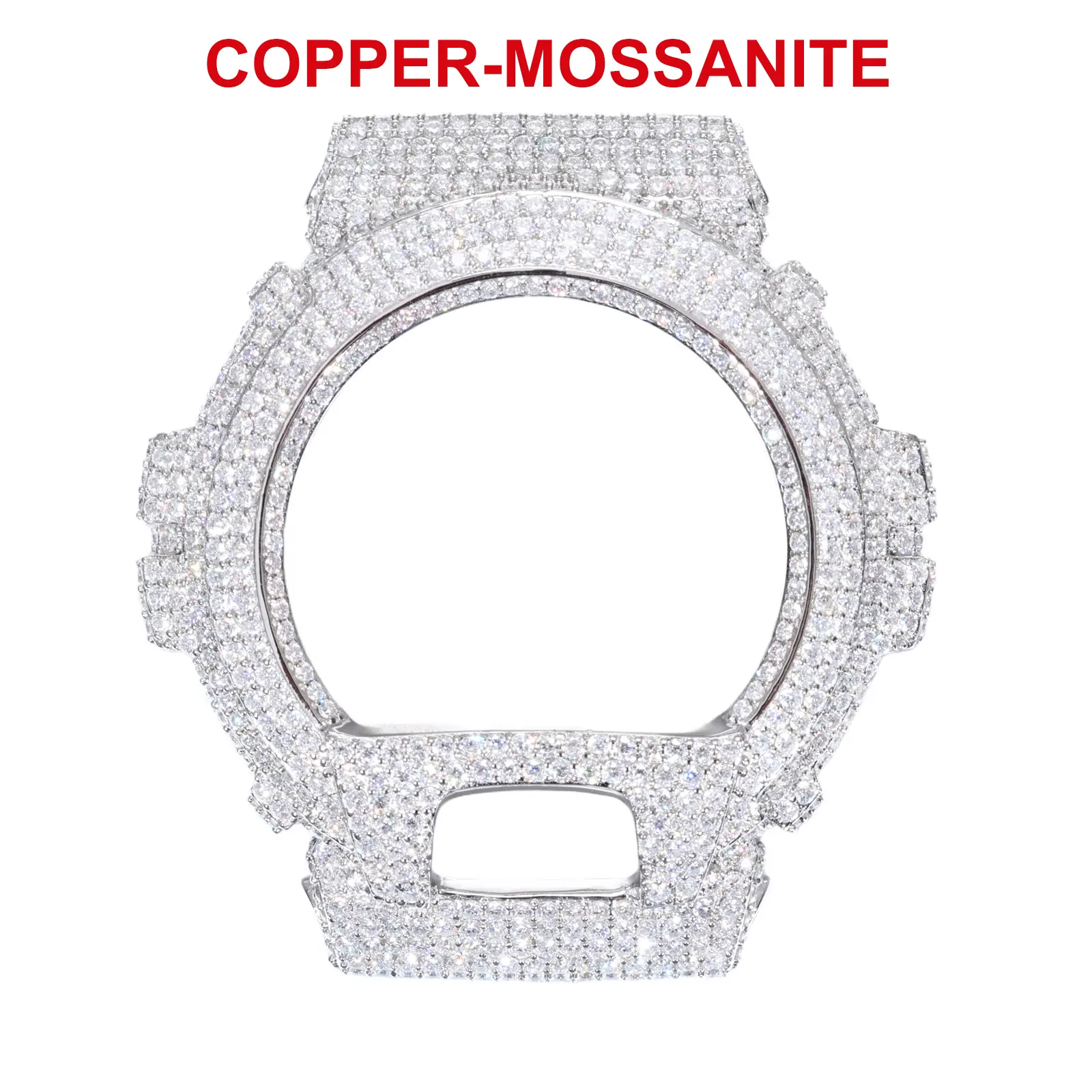 Copper Moissanite-Silver