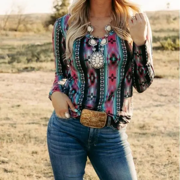 Albuquerque Aztec Top