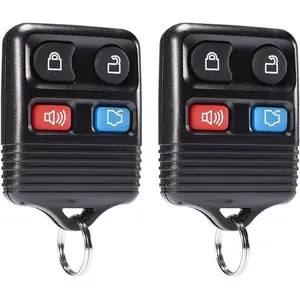 Keyless Entry Remote Control - Car Key Fob 4 Button Clicker Transmitter Replacement for Ford, Lincoln, Mercury, Mazda, Mustang Explorer Escape Expedition Focus Fusion Taurus (CWTWB1U345)