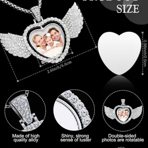 Pendant angel wings necklace