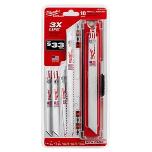 Milwaukee 49-22-1110 SAWZALL® General Purpose 10pc Blade Set