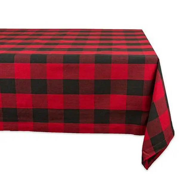Design Imports Buffalo Check Tablecloth - 60" x 120"
