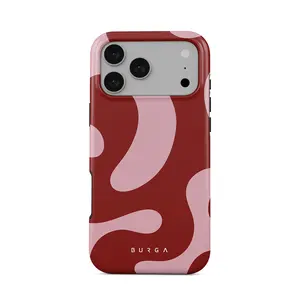BURGA Flex Phone Case for iPhone 17/16/15/14/13/12/11 Air/plus/Pro/Pro Max - Vintage Luxury, Glossy Finish, Slim Fit, Shockproof Protection, MagSafe Compatible, Scratch-Resistant, Signature Design