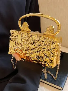 Women's Elegant Chain Strap Crossbody Bag, Exquisite Trendy Shoulder Bag, Fashionable Bag for Work, Commuting, Shopping and Dating