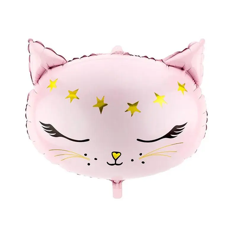19" Pink Cat Mylar Balloon